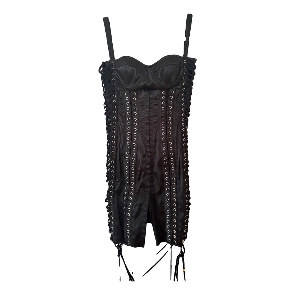 Dolce & Gabbana Elegant Black Zippered Dress